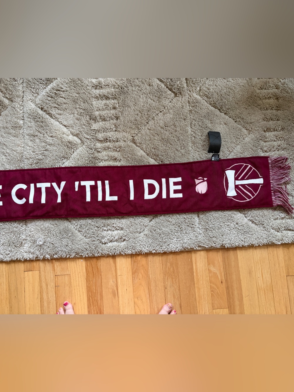 NWT! Portland Timbers Jersey Hook Reversible Scarf, Rose City ‘Til I Die! MLS - Picture 9 of 16